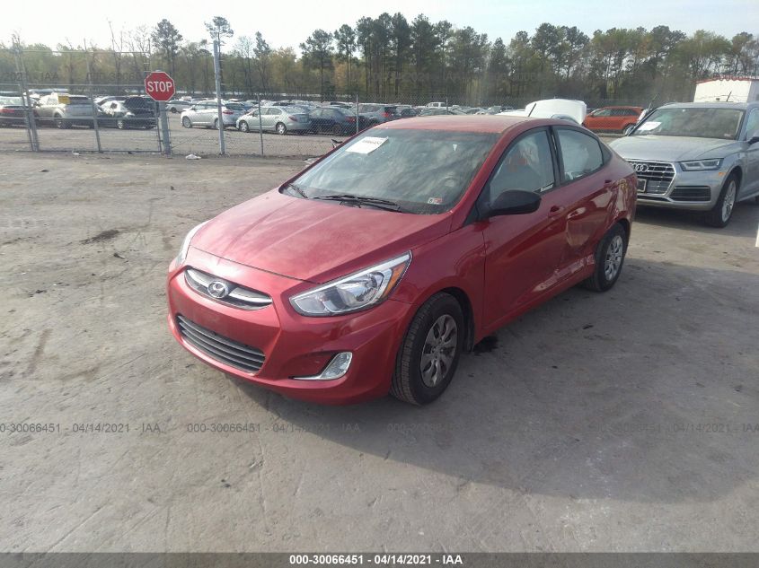 2016 HYUNDAI ACCENT SE KMHCT4AE6GU157584