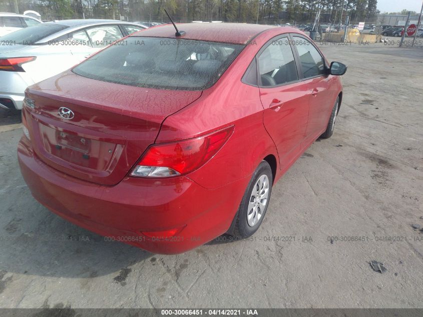 2016 HYUNDAI ACCENT SE KMHCT4AE6GU157584