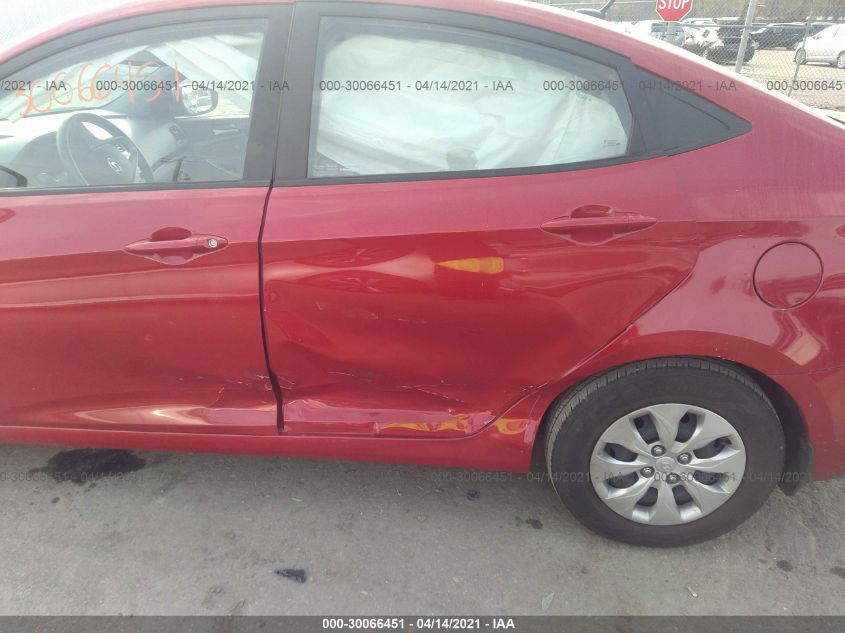 2016 HYUNDAI ACCENT SE KMHCT4AE6GU157584