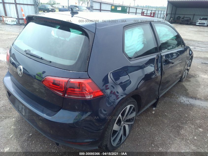 2016 VOLKSWAGEN GOLF GTI SE 3VWTT7AU0GM009381