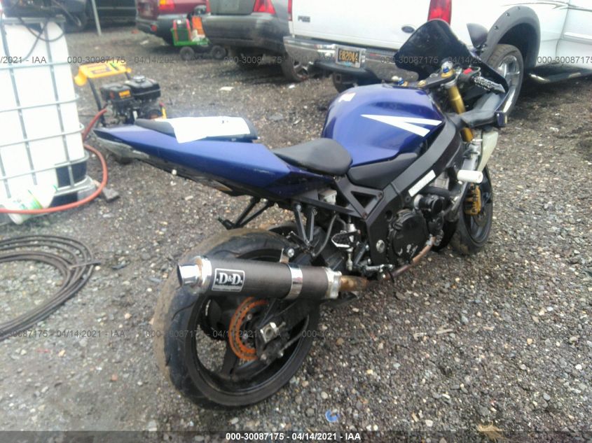 2005 SUZUKI GSX-R750 K JS1GR7JA752101837