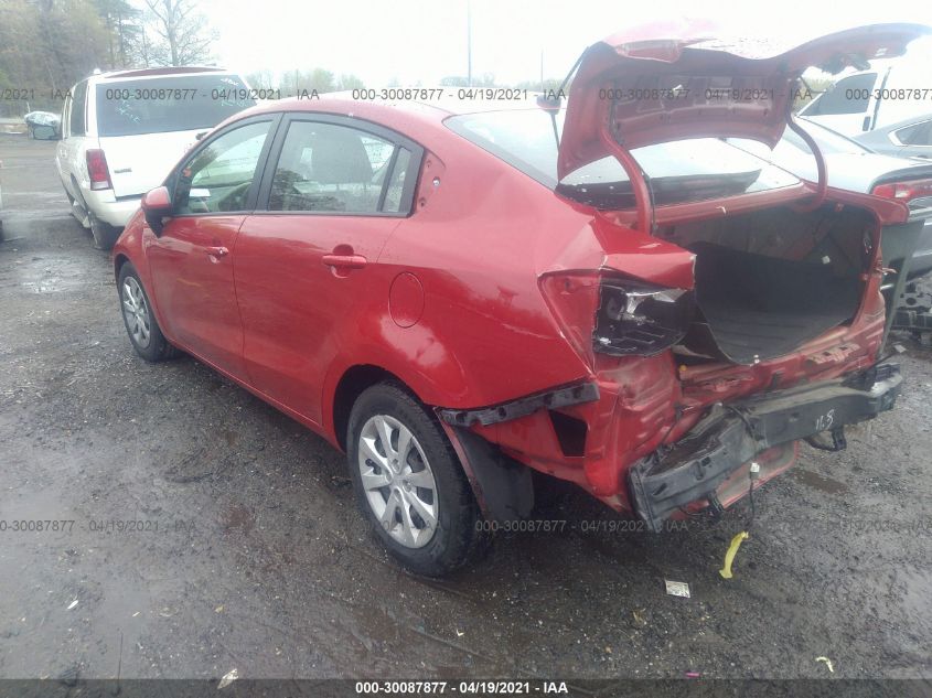 2015 KIA RIO LX KNADM4A37F6459356