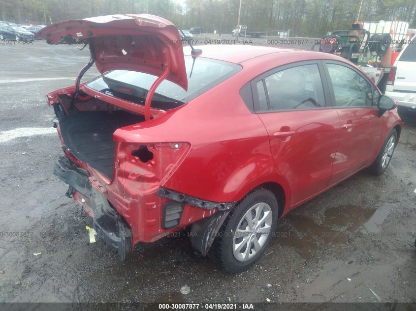 2015 KIA RIO LX KNADM4A37F6459356