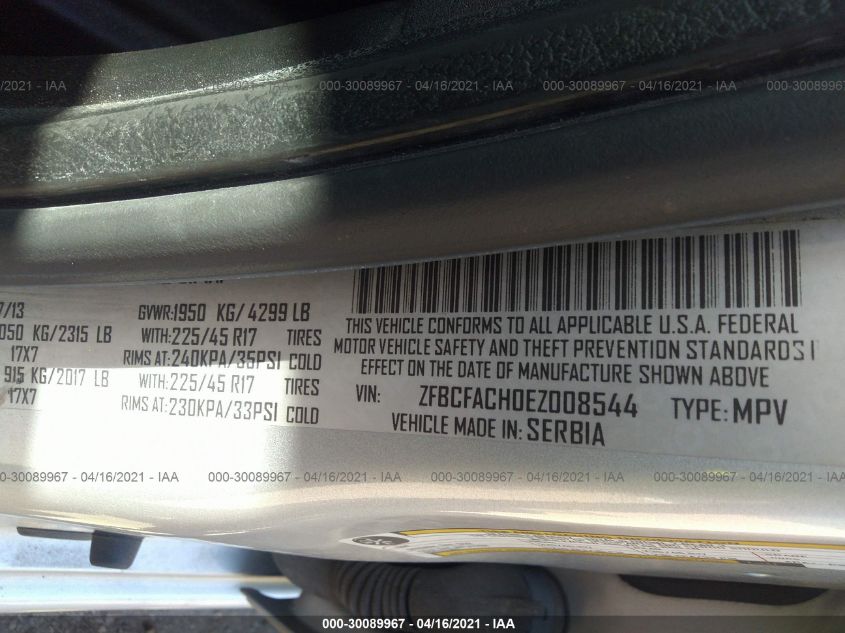 2014 FIAT 500L LOUNGE ZFBCFACH0EZ008544
