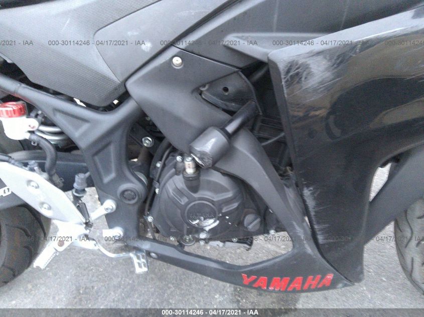2015 YAMAHA YZFR3 MH3RH06Y6FK007658