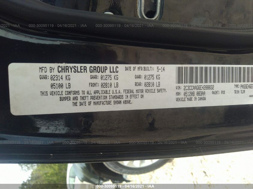 2014 CHRYSLER 300 2C3CCAAG6EH288832