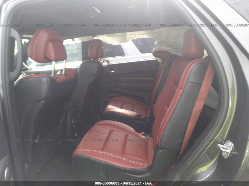 2019 DODGE DURANGO SRT 1C4SDJGJ2KC550514