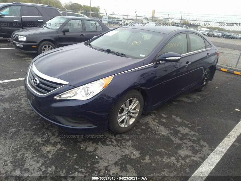 2014 HYUNDAI SONATA GLS 5NPEB4AC9EH924141