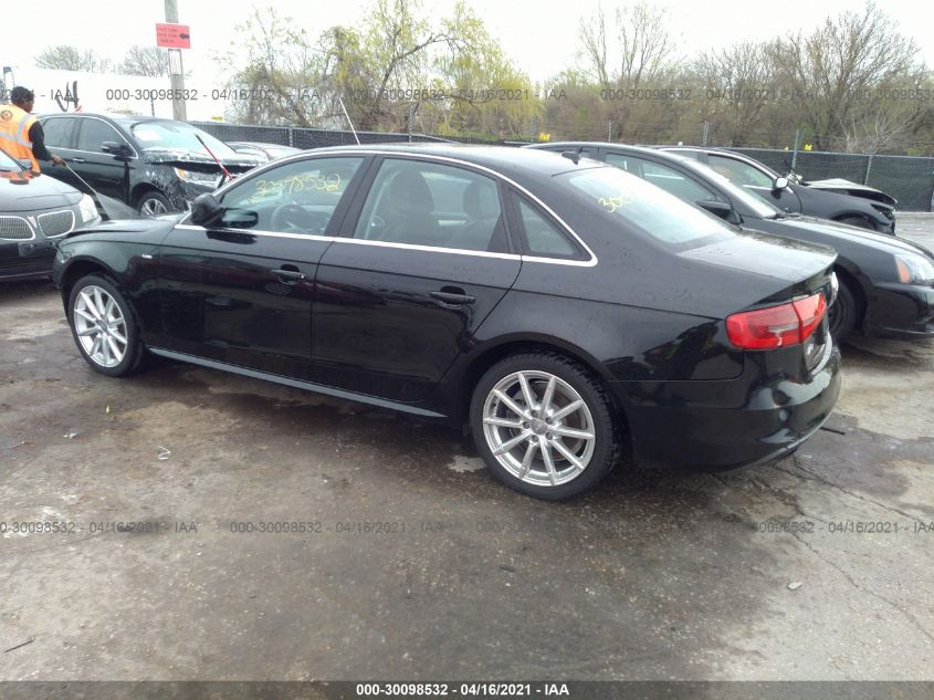 2015 AUDI A4 PREMIUM WAUBFAFLXFN008405