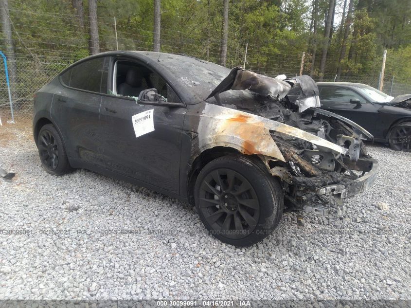 2021 TESLA MODEL Y LONG RANGE 5YJYGDEE2MF070407