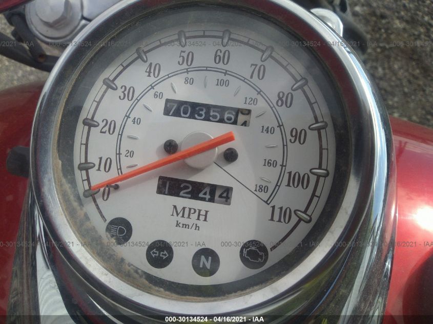 2007 YAMAHA XVS650 JYAVM01E57A108294