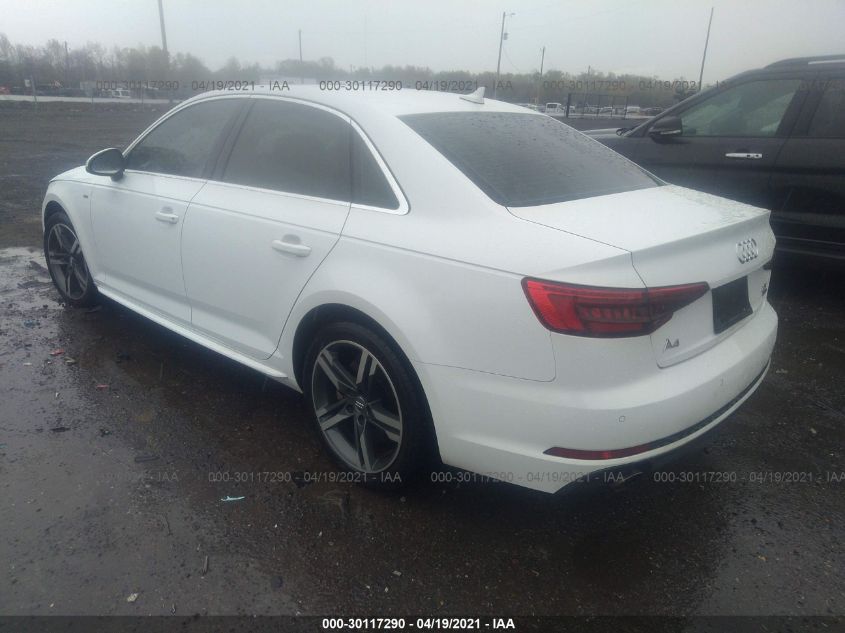 2017 AUDI A4 PREMIUM PLUS WAUENAF47HN010429