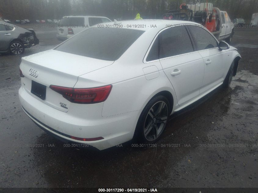 2017 AUDI A4 PREMIUM PLUS WAUENAF47HN010429