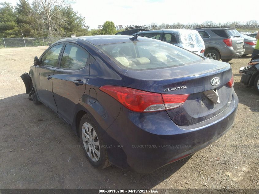 2013 HYUNDAI ELANTRA GLS 5NPDH4AE8DH196113