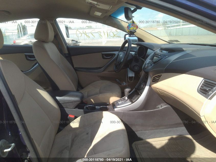 2013 HYUNDAI ELANTRA GLS 5NPDH4AE8DH196113