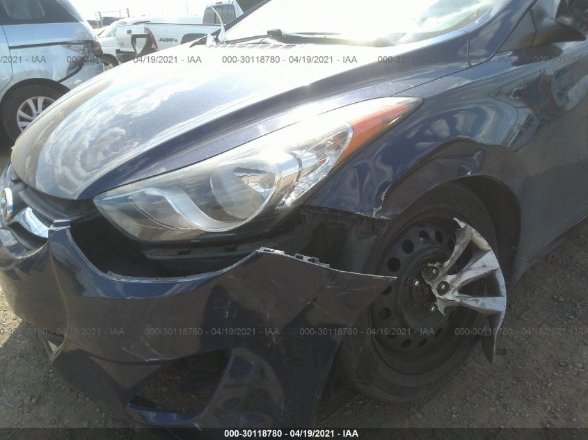 2013 HYUNDAI ELANTRA GLS 5NPDH4AE8DH196113