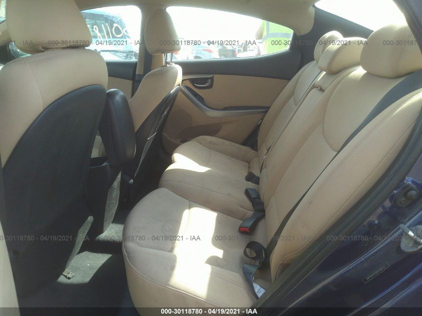 2013 HYUNDAI ELANTRA GLS 5NPDH4AE8DH196113