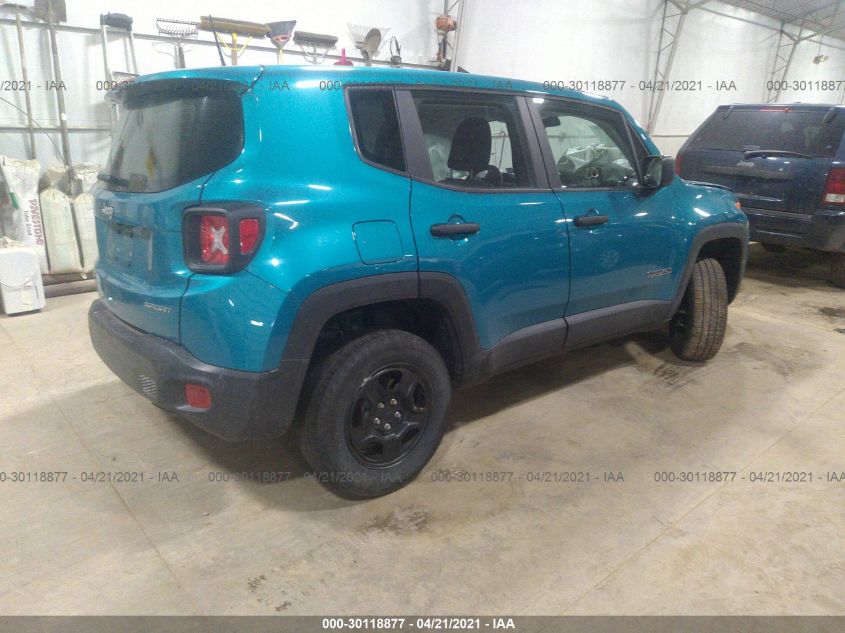 2020 JEEP RENEGADE SPORT ZACNJBAB8LPL71384