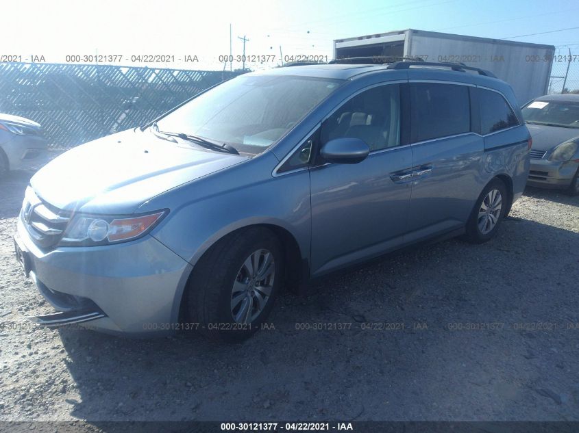 2014 HONDA ODYSSEY EX-L 5FNRL5H69EB130887
