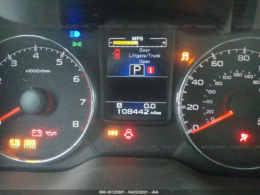 2013 SUBARU OUTBACK 2.5I LIMITED 4S4BRCSCXD3310678