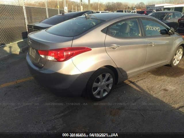 2013 HYUNDAI ELANTRA LIMITED KMHDH4AE7DU736570