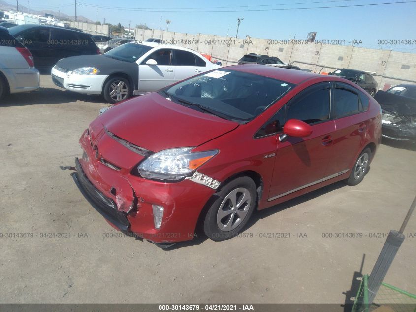 2015 TOYOTA PRIUS FOUR JTDKN3DU6F1936913