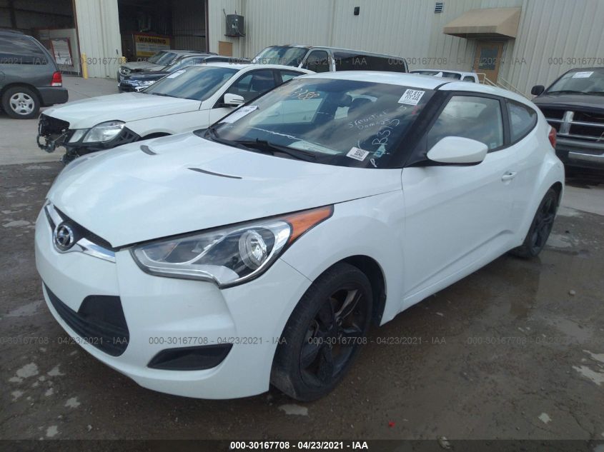 2013 HYUNDAI VELOSTER W/BLACK INT KMHTC6AD8DU179410