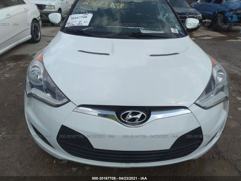 2013 HYUNDAI VELOSTER W/BLACK INT KMHTC6AD8DU179410