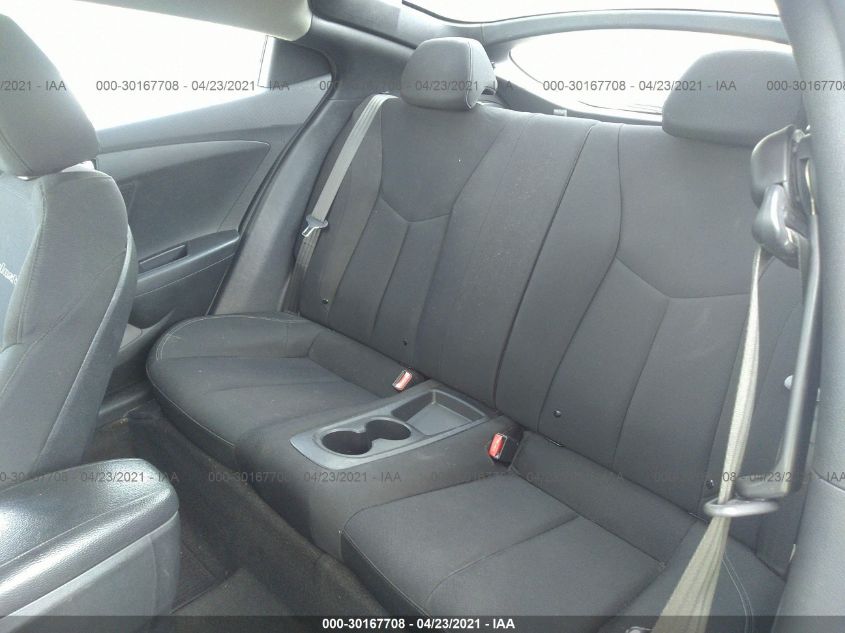 2013 HYUNDAI VELOSTER W/BLACK INT KMHTC6AD8DU179410