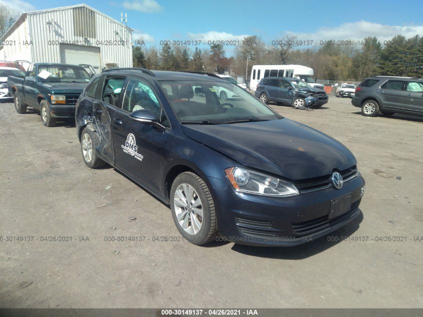 2017 VOLKSWAGEN GOLF SPORTWAGEN S 3VW017AU9HM512224