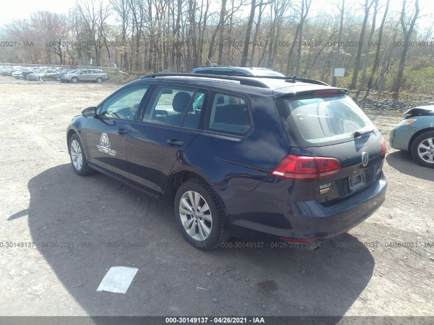 2017 VOLKSWAGEN GOLF SPORTWAGEN S 3VW017AU9HM512224