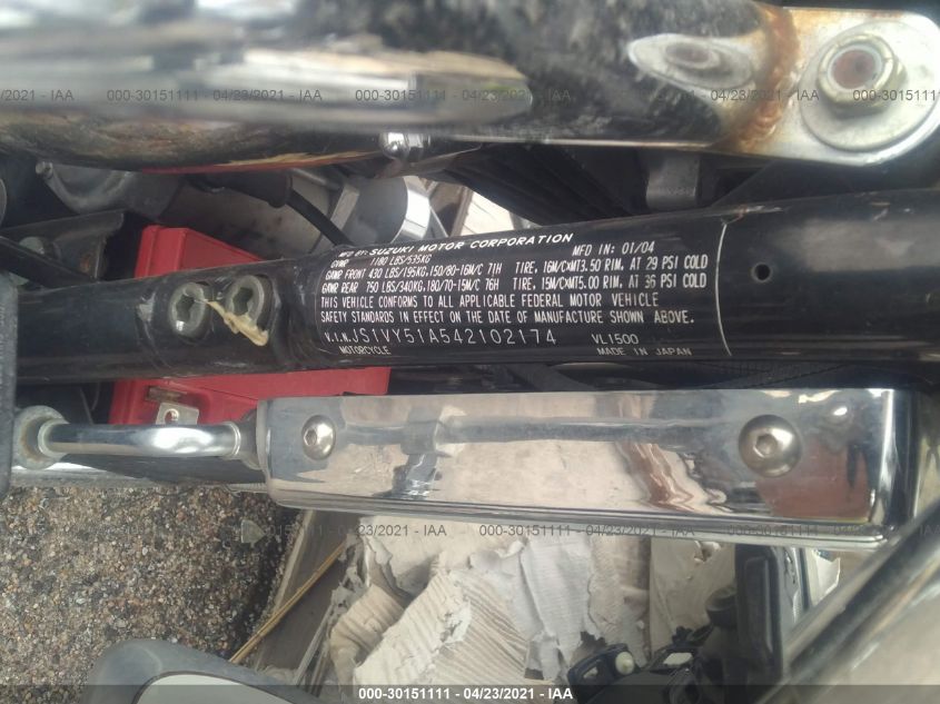 2004 SUZUKI VL1500 JS1VY51A542102174