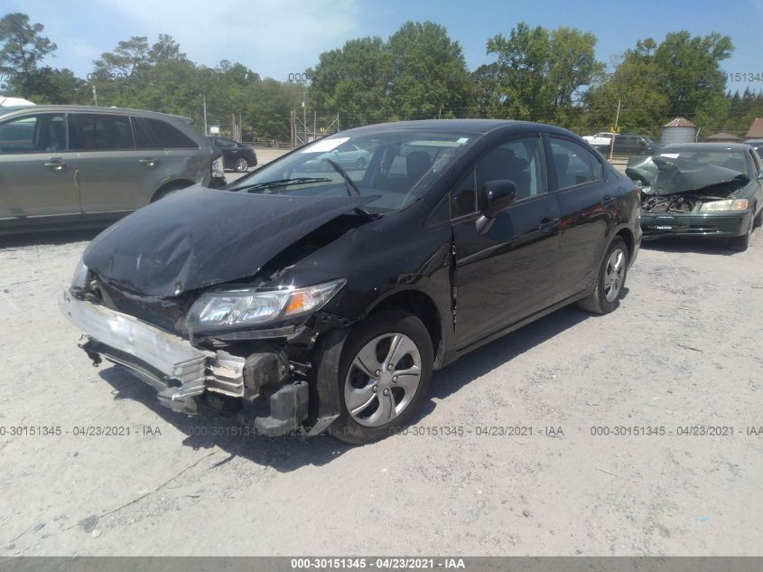 2014 HONDA CIVIC SEDAN LX 19XFB2F53EE046908