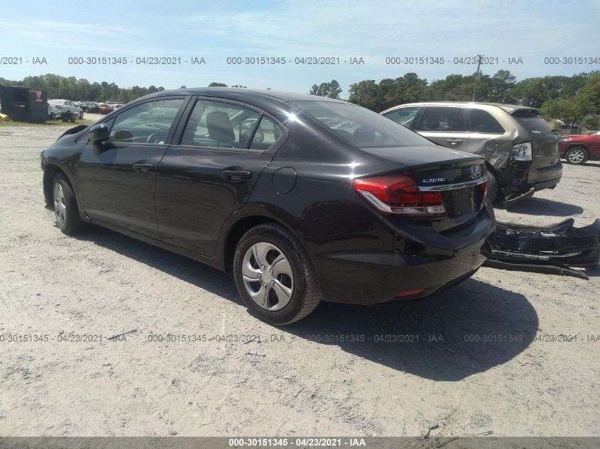 2014 HONDA CIVIC SEDAN LX 19XFB2F53EE046908