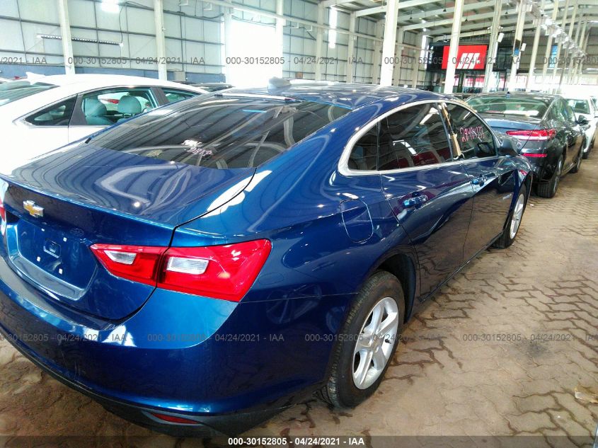VIN 1G1ZB5ST8KF206763 2019 CHEVROLET MALIBU LS