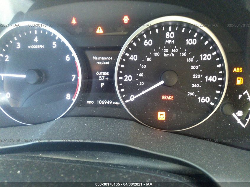 2014 LEXUS ES 350 JTHBK1GG0E2120340
