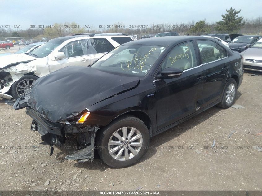 2013 VOLKSWAGEN JETTA SEDAN HYBRID SE 3VW637AJ1DM276351