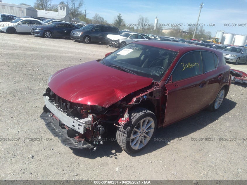 2013 LEXUS CT 200H VIN: JTHKD5BH3D2150447