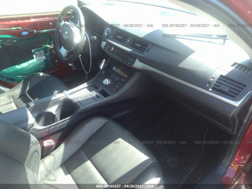 2013 LEXUS CT 200H VIN: JTHKD5BH3D2150447