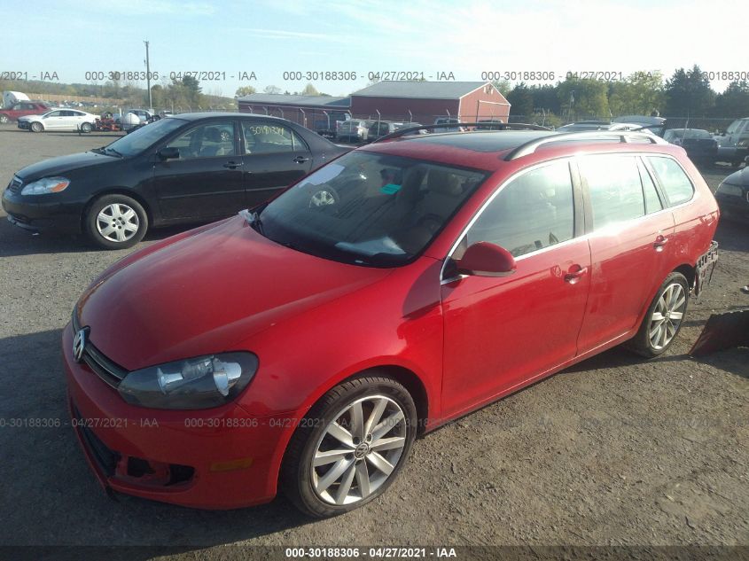 2014 VOLKSWAGEN JETTA SPORTWAGEN TDI W/SUNROOF 3VWPL7AJXEM610107
