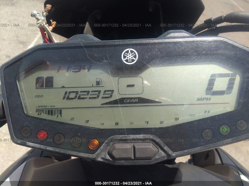 2019 YAMAHA MT07 JYARM27E4KA003646