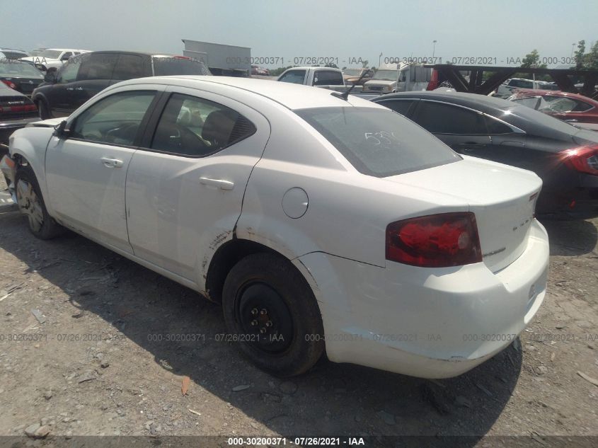 2014 DODGE AVENGER SE 1C3CDZAB5EN105380