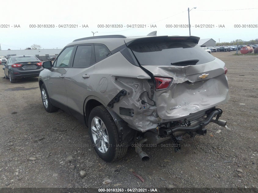 2021 CHEVROLET BLAZER VIN: 3GNKBHRS7MS530705