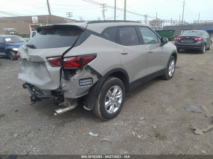 2021 CHEVROLET BLAZER VIN: 3GNKBHRS7MS530705