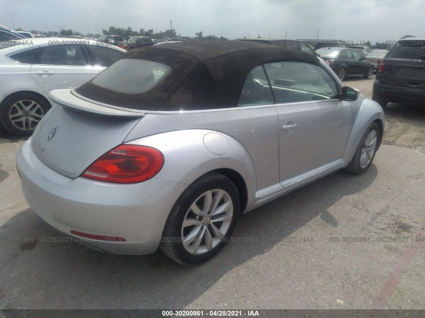 2014 VOLKSWAGEN BEETLE CONVERTIBLE 2.0L TDI W/SOUND/NAV 3VW5L7AT5EM821482