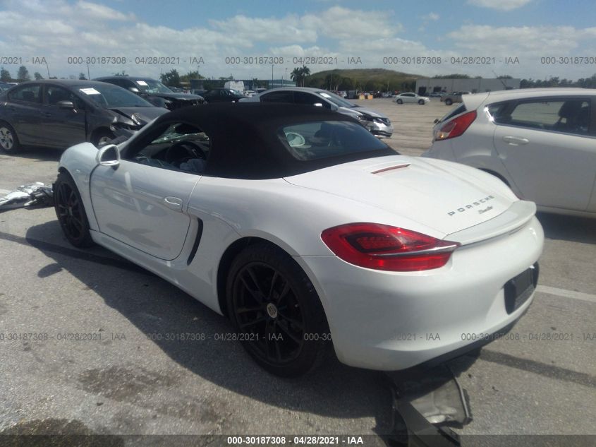 2013 PORSCHE BOXSTER WP0CA2A84DS114118