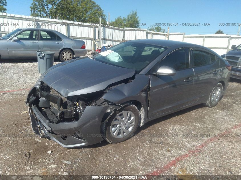 2019 HYUNDAI ELANTRA SE KMHD74LF7KU845908
