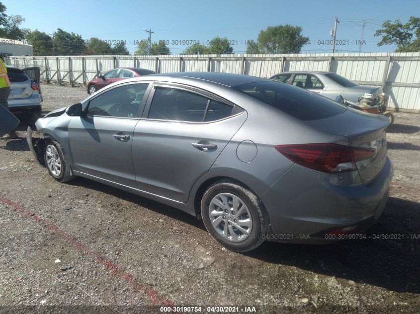 2019 HYUNDAI ELANTRA SE KMHD74LF7KU845908