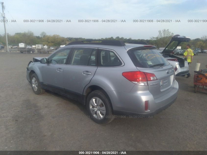 2013 SUBARU OUTBACK 2.5I 4S4BRBAC5D3200570