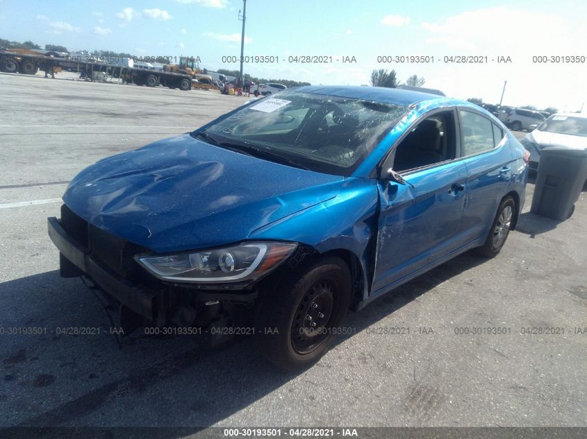 2017 HYUNDAI ELANTRA SE 5NPD74LF7HH100602